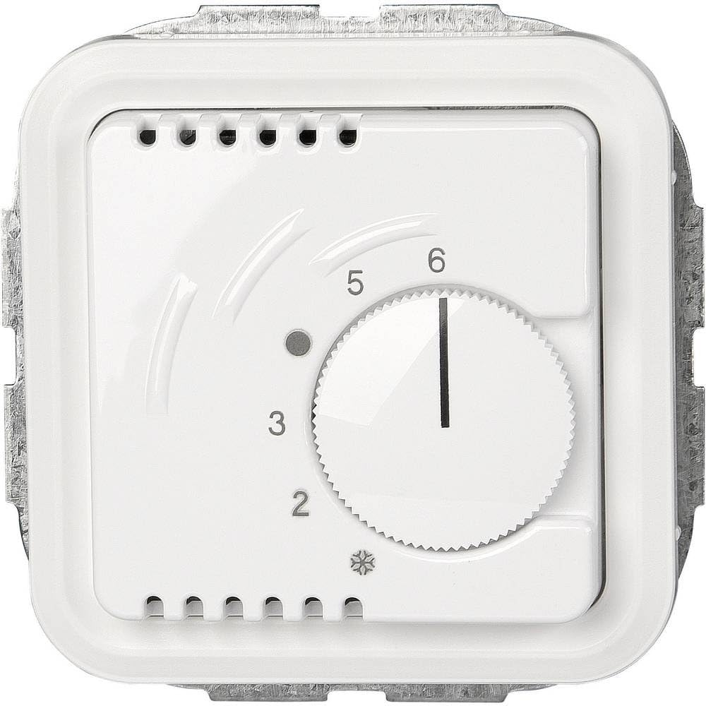 Kopp Paris Raumthermostat "Wechsler", zum Heizen und Kühlen, Temperaturbereich 5ºC-30ºC, Nachtabsenk