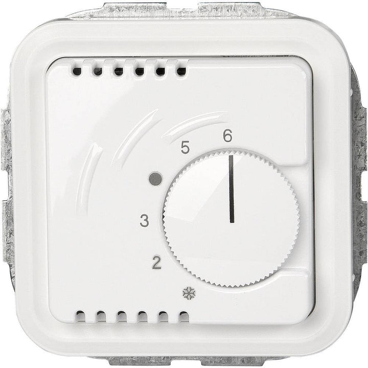 Kopp Paris Raumthermostat "Wechsler", zum Heizen und Kühlen, Temperaturbereich 5ºC-30ºC, Nachtabsenk