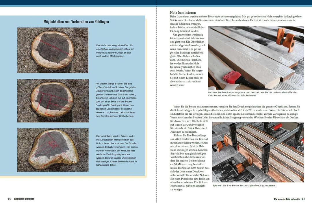 Basiswissen Drechseln: Holz, Werkzeug, Einsteigerprojekte, Taschenbuch