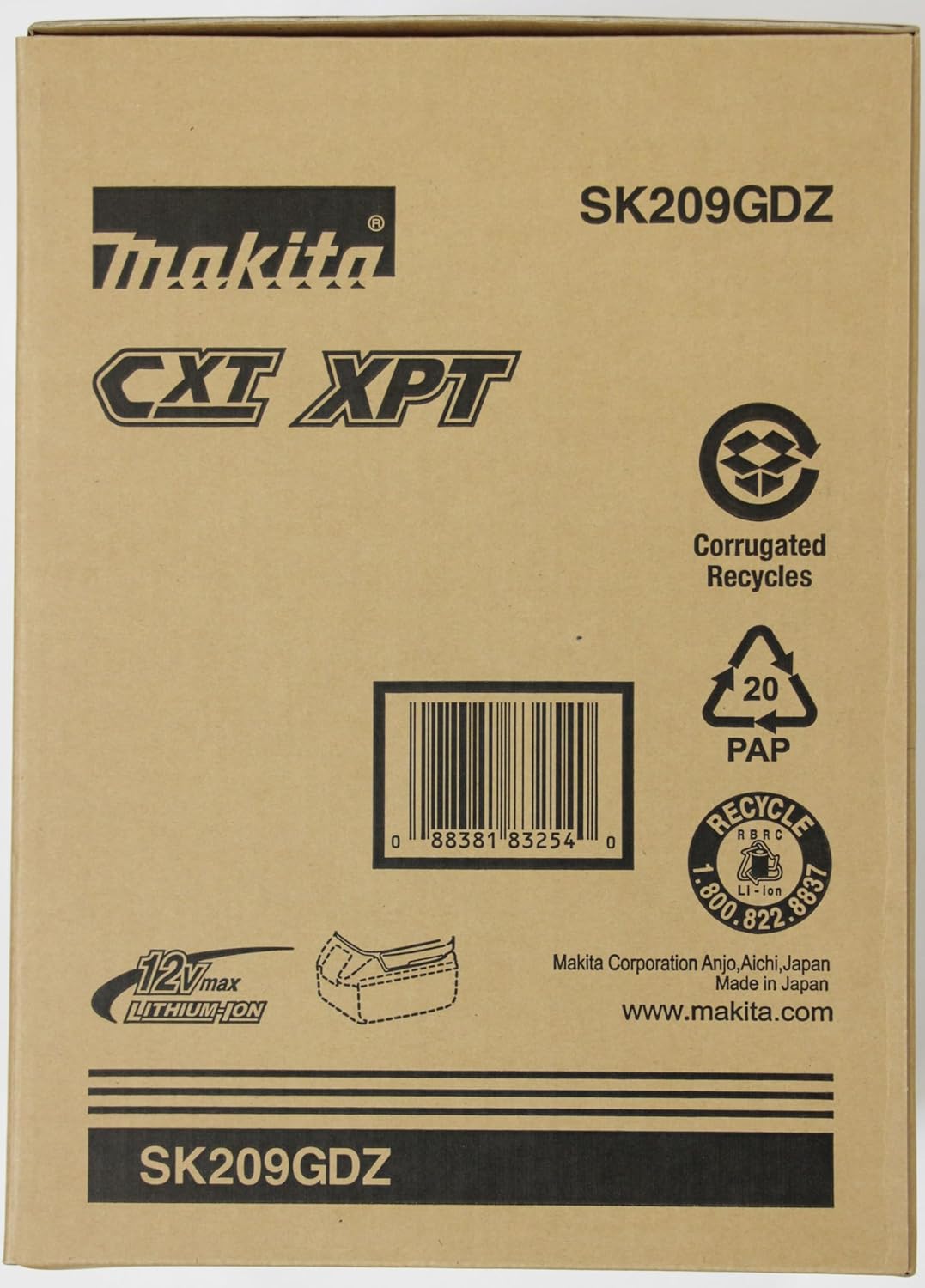 Makita SK209GDZ Akku-Multi Linienlaser Grün 12 V max. (ohne Akku, ohne Ladegerät) im Transportkoffer