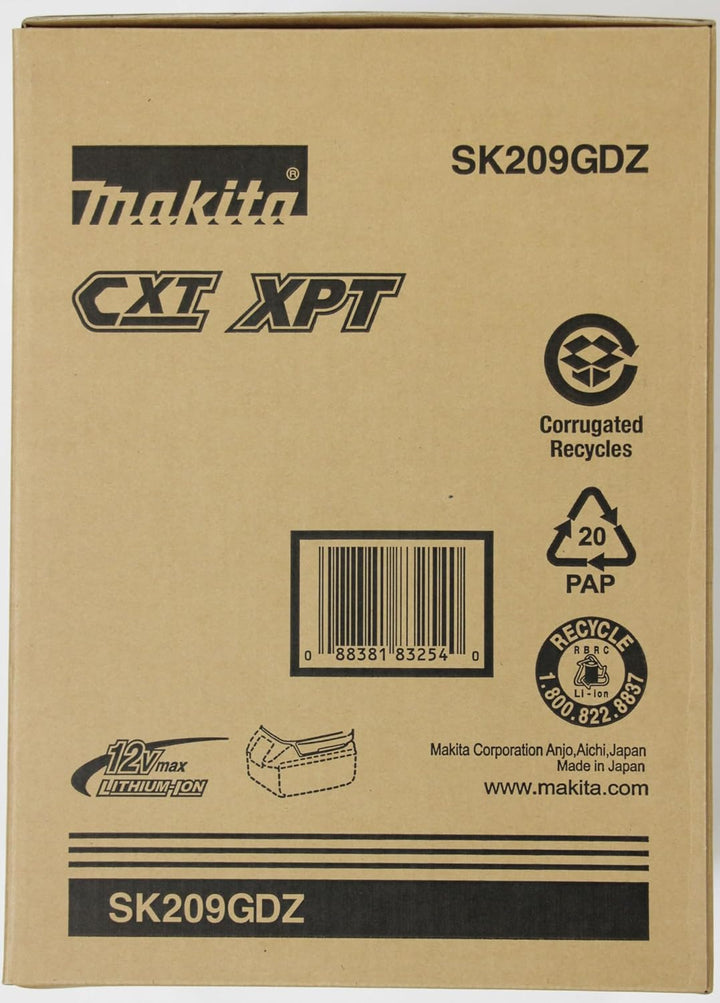 Makita SK209GDZ Akku-Multi Linienlaser Grün 12 V max. (ohne Akku, ohne Ladegerät) im Transportkoffer