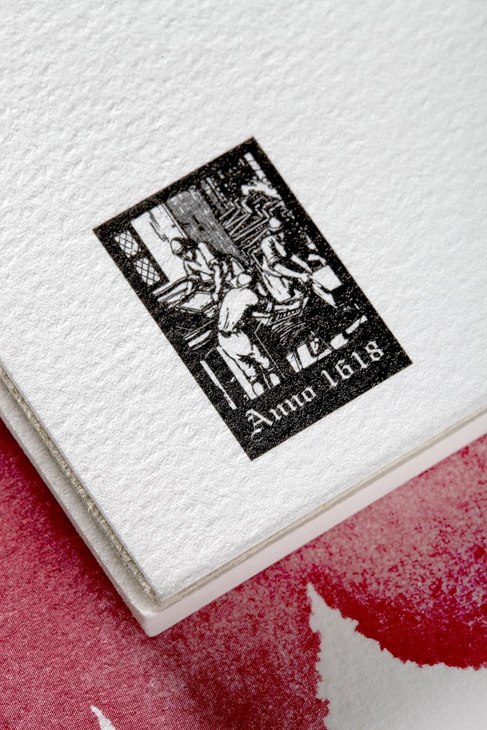 Clairefontaine 975952C - Aquarellblock Fontaine DIN A3 29,7x42cm, mit 12 Bogen 300g Torchon/Rau, zwe