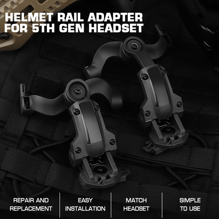 Schneller Helm ARC Schienenadapter Taktische Abholung Headset Aufhängung Kopfhörer Halterung Multi-W