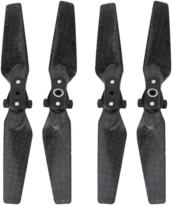 Dilwe Propeller für DJI Spark, 100% Kohlefaser - 2X CW & 2X CCW - Schnellspanner - Faltbare - Widers
