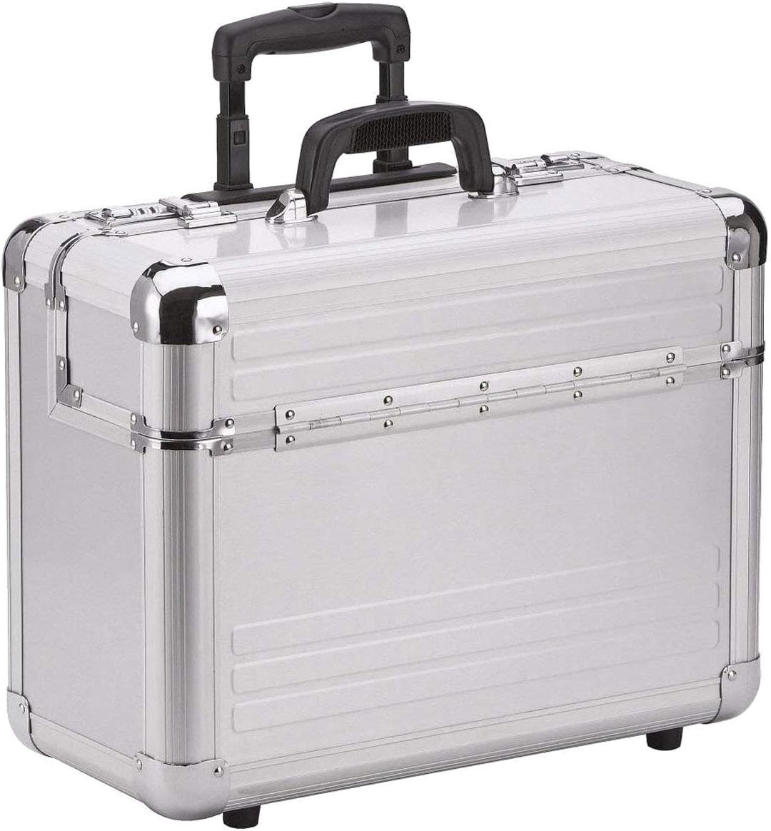 Bowatex Alukoffer Alu Trolley Aktenkoffer Pilotenkoffer Aluminiumkoffer 48 cm