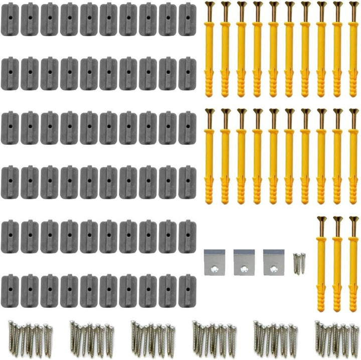 Festnight Terrassenplatten 400 x 15 cm 64er Spar Set für 40m² Grau in Holzoptik für Garten Balkon Bo