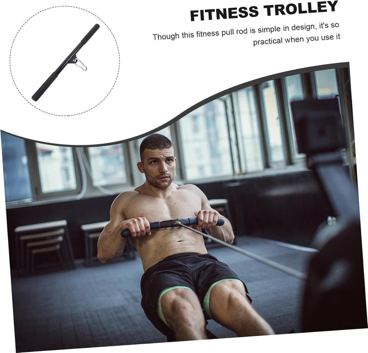 BESPORTBLE Spurstange Rudergriff Brust Bizeps Trizeps Gerade Stange Pulldown Stange Schulteraufbau T