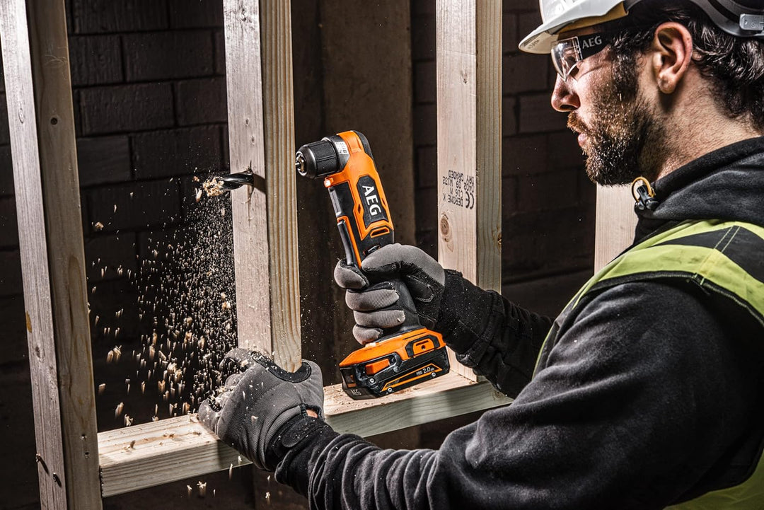 AEG 18 V Pro18V Brushless Winkelbohrschrauber Sub-Compact, BS18SRABL-0, Drehmoment 42 Nm, ohne Akku