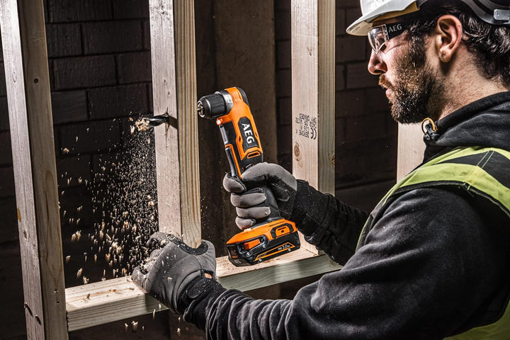 AEG 18 V Pro18V Brushless Winkelbohrschrauber Sub-Compact, BS18SRABL-0, Drehmoment 42 Nm, ohne Akku