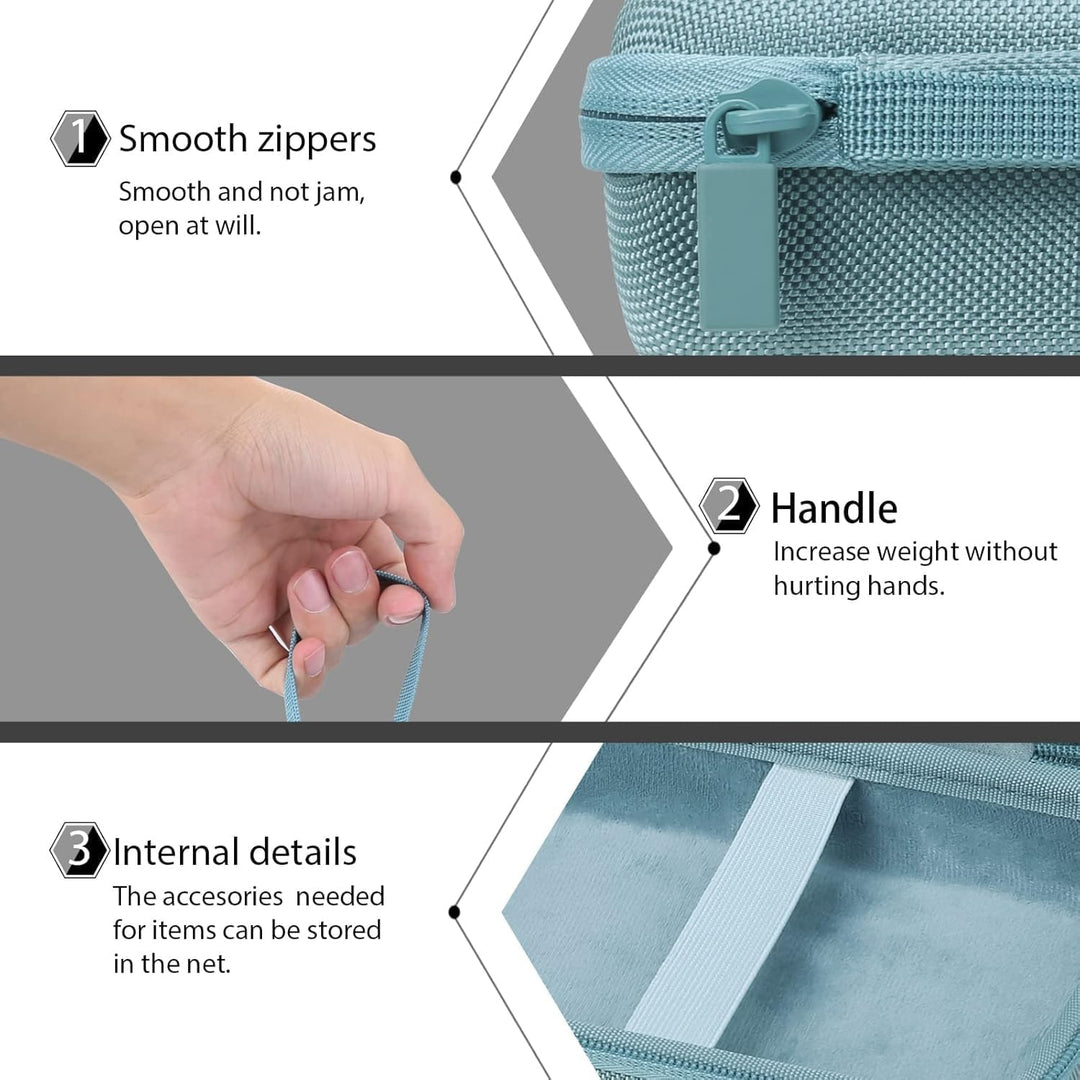 co2CREA Hart Tasche für Canon SELPHY Square QX10 Tragbarer Fotodrucker kompatibel für Druck-Set XS-2