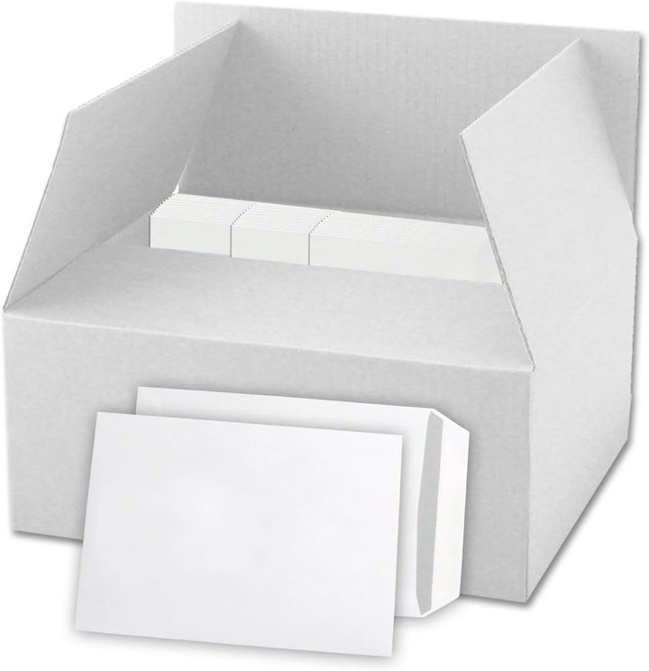 versando 500x C5 Versandtaschen ohne Fenster 162mm x 229 mm Briefumschläge selbstklebend weiss