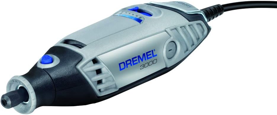 Dremel 3000 Multifunktionswerkzeug 130W, Set mit 2 Aufsätze 25 Zubehörteilen, Variable Drehzhal 10.0