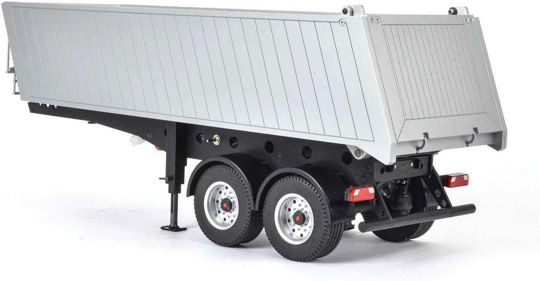 CARSON 500907312 - 1:14 2-Achs Muldenkipper Sattelauflieger, RC-Truck, Ersatzteile, Tuningteile, Zub