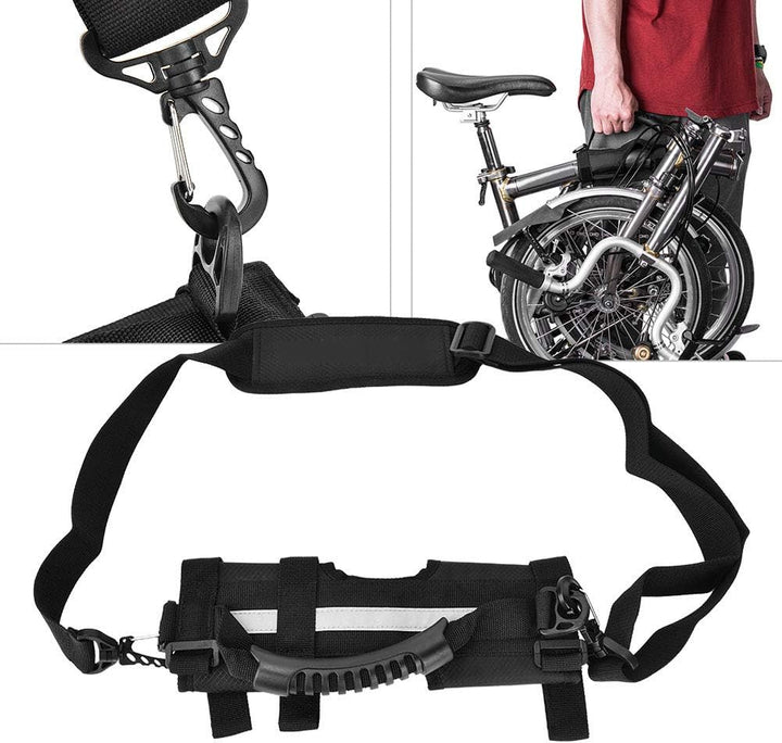 SUNGOOYUE Tragegriff für Brompton, Universal-Scooter-Handtragegurt, Gürtel, Zusammenklappbar, Fahrra