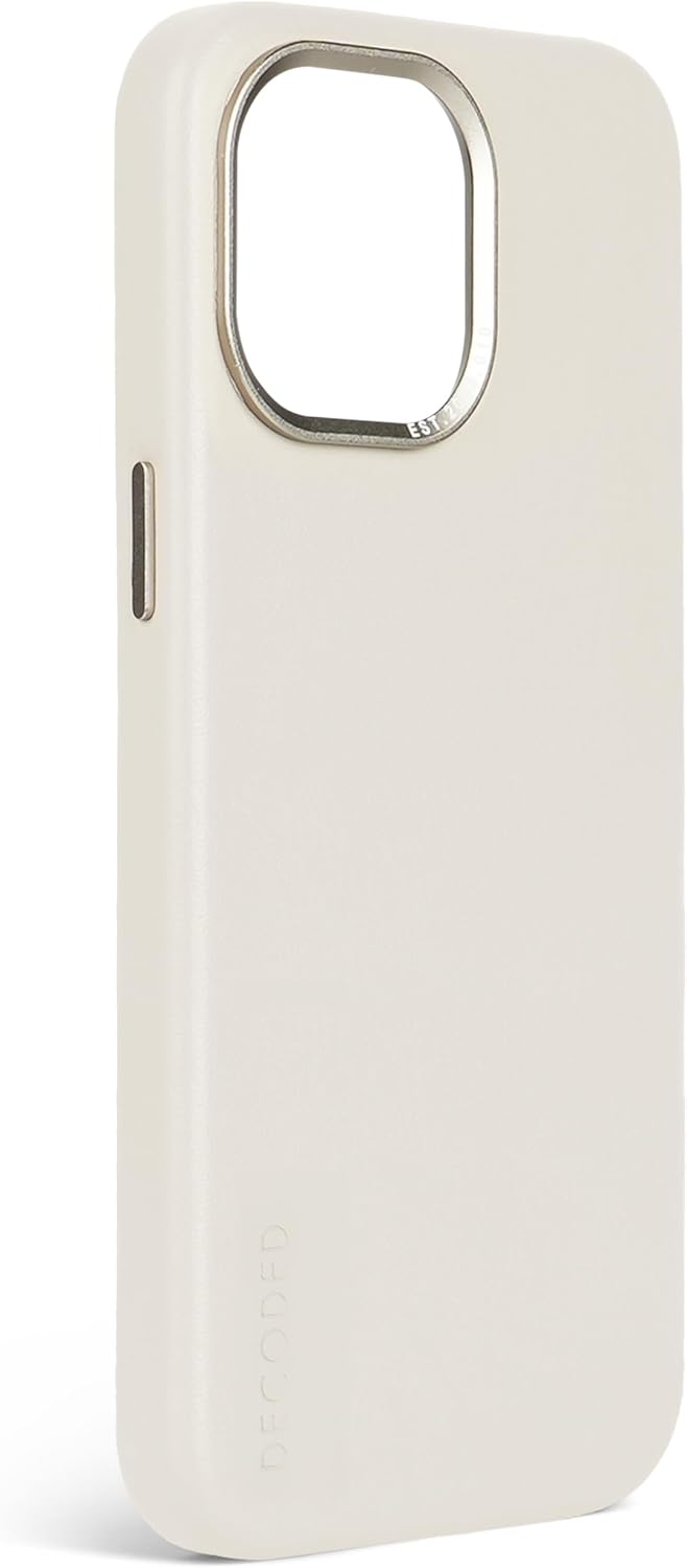 Decoded Hülle für iPhone 15 Pro Max, Premium Europäisches Leder, Lederhülle Extra Dünn, Premium Hand
