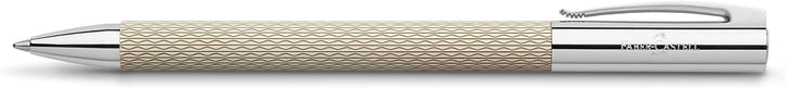 Faber-Castell 149616 - Dreh-Kugelschreiber, AMBITION OpArt, "White Sand" White Sand Kugelschreiber,