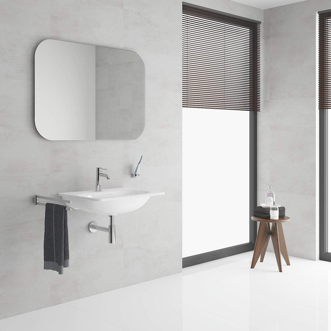 Grohe EssenceEinhand-Waschtischbatterie, DN 15 S-Size, 1 stück, grau, 23591001 S mit Zugstange Ablau