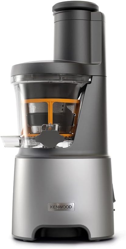 Kenwood PureJuice Pro Entsafter JMP85.00SI, Slow Juicer für selbstgemachte Säfte, XXL-Einfüllöffnung