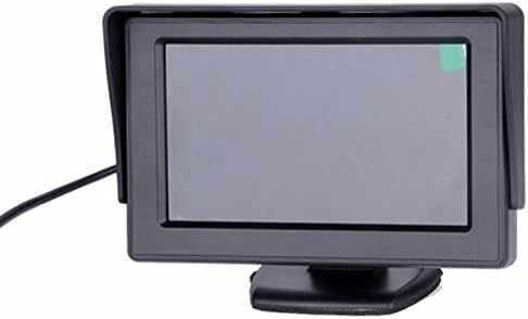 BW 4,3 Zoll TFT LCD Auto Monitor Auto Rückfahrkamera Parkmonitor mit LED Hintergrundbeleuchtung Disp