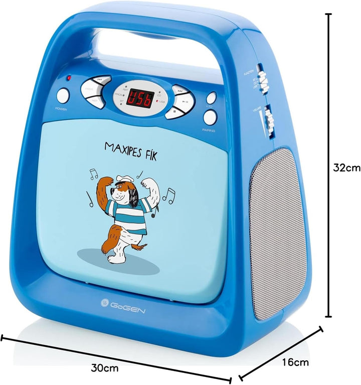 GoGEN Karaoke CD-Player I Maxipes I Bluetooth I USB Port I Karaokemikrofon I Kopfhöreranschluss I Ka