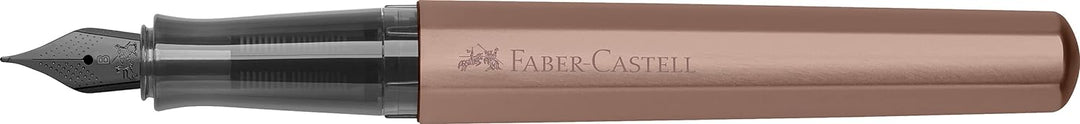 Faber-Castell 150583 - Füller Hexo, Federbreite B, bronze, 1 Stück Füller Hexo B Bronze, Füller Hexo
