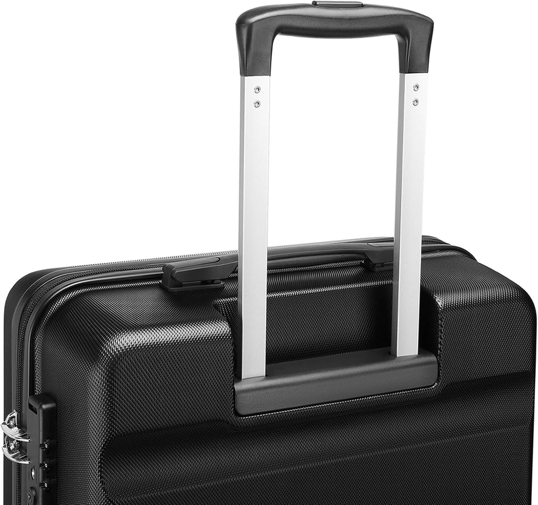 KONO Trolley Koffer Mittelgross Koffer L Hartschalenkoffer Reisekoffer mit Rollen und TSA Schloss Le