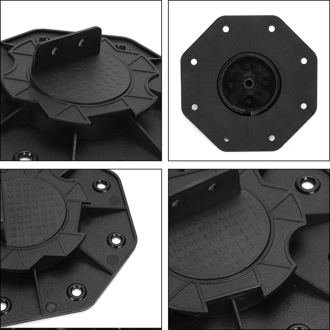 Tubiaz 100 Stück Stelzlager höhenverstellbar 18-30mm,Tragfähigkeit von 600kg,sind perfekt für WPC- o