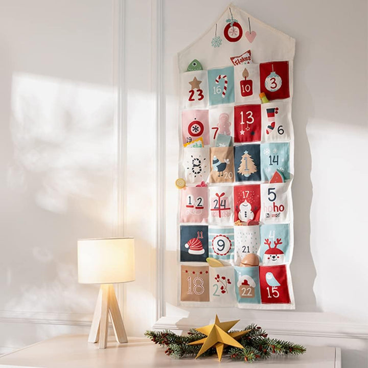 howa Adventskalender zum Befüllen für Kinder und Erwachsene aus Stoff Weihnachtskalender 8803