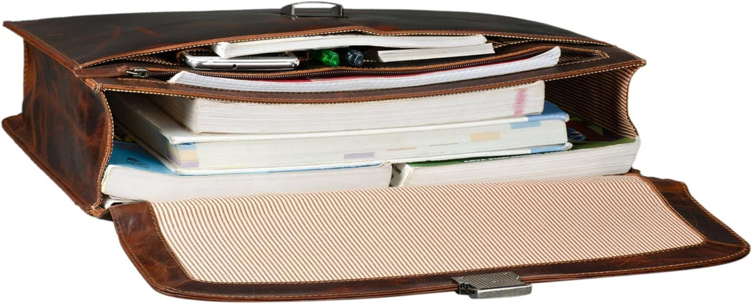 STILORD 'Jonathan' Elegante Aktentasche Klassische Büro Business Schultertasche gross 15,6 Zoll mit
