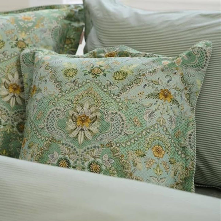 Pip Studio Saluti Piccoli Square Cushion Farbe Green Grösse 45x45, 45x45