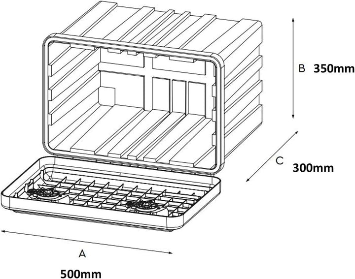 Daken Werkzeugkasten Just 500 500 x 350 x 300 cm – ein