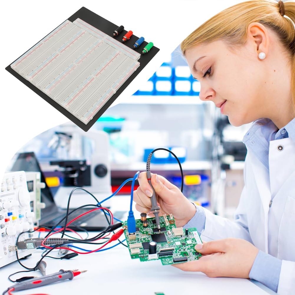 Breadboard, Mini Solderless Breadboard 3220 Punkt Solderless Breadboard ZY-208 Circuit Testing Board