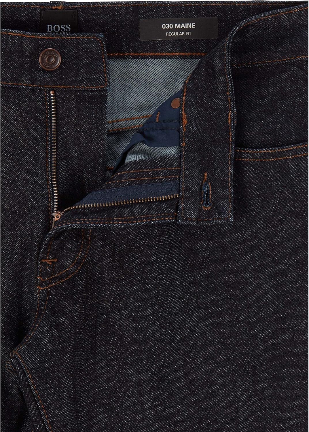 BOSS Herren Maine Bc-c Straight Jeans 36 Dark Blue408, 36 Dark Blue408
