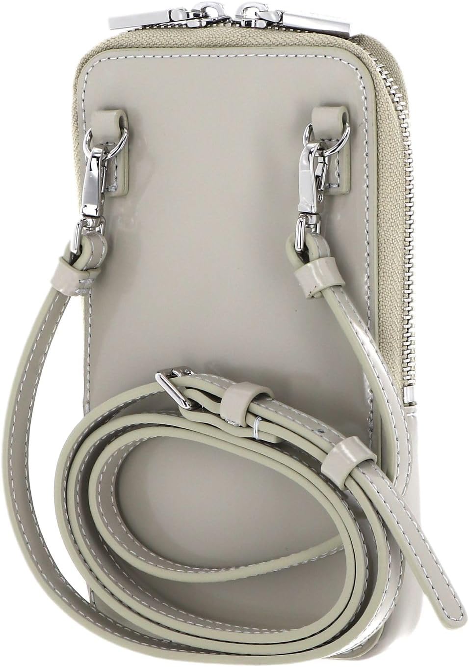 Coccinelle Flor Handytasche Leder 10 cm Gelso Einheitsgrösse, Gelso Einheitsgrösse