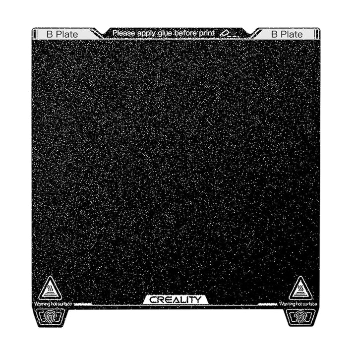 Creality K1 Max PEI Bauplatten Kit, Flexible Federstahlplattform mit PEI Beschichtungsoberfläche und