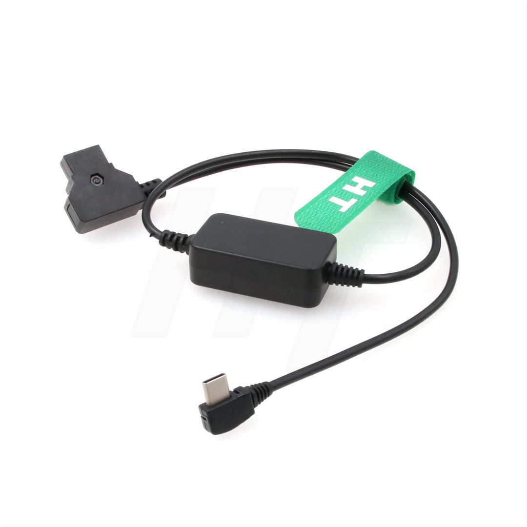 HangTon Stromkabel P-TAP D-Tap auf USB Typ C, 5 V, 3 A, geregelt, 61 cm (24 Zoll) für Tablet-Telefon