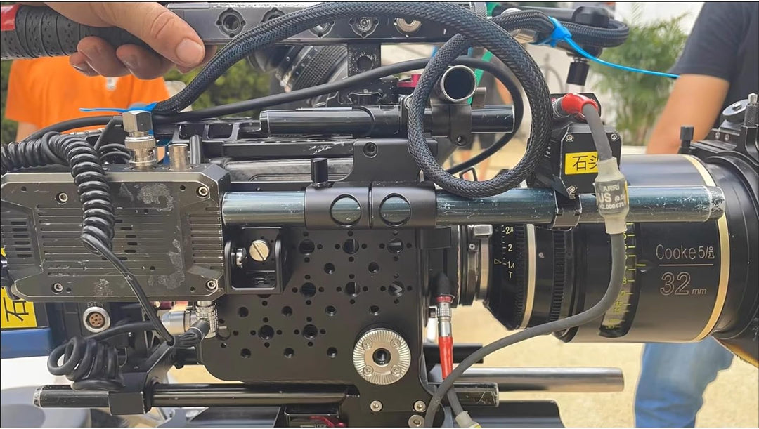 HangTon 19 mm Stabklemme Halterung 3/8 Zoll Schraube für Sony ARRI RED Kamera Objektiv Motor Wireles