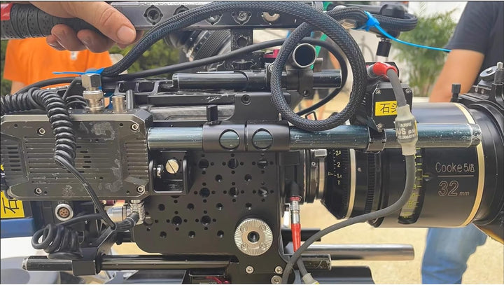 HangTon 19 mm Stabklemme Halterung 3/8 Zoll Schraube für Sony ARRI RED Kamera Objektiv Motor Wireles