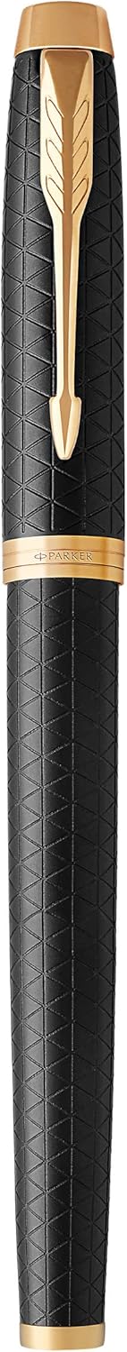 Parker IM Tintenroller | Premium Black | feine Spitze | Schwarz | Geschenkbox