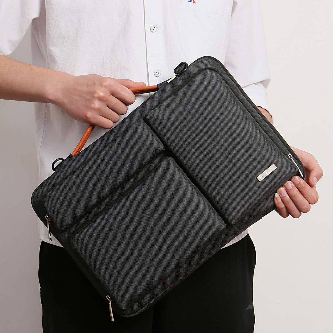 Lacdo 15.6 Zoll 360° Rundumschutz Laptop Schultertasche Hülle für 15.6 Zoll Lenovo Ideapad/ThinkPad,