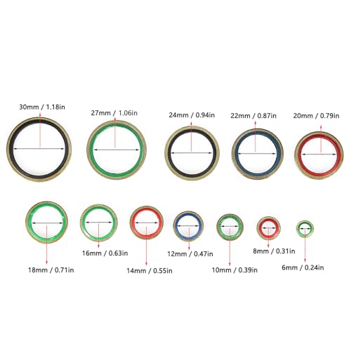 240 Stücke Gummi O-Ring Sortiment Kit für Isolationsdichtung Washer Dichtungen Klimaanlage Auto Auto