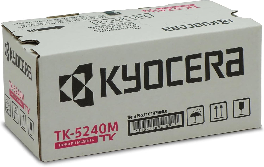 Kyocera TK-5240M Toner Magenta, Original Tonerkartusche 1T02R7BNL0. Kompatibel für ECOSYS M5526cdn,