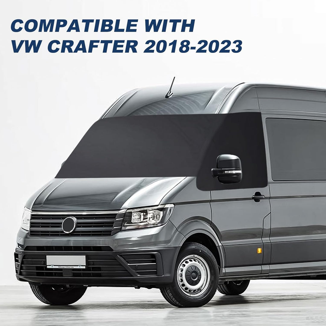 Opaltool Auto Windschutzscheiben Abdeckung für 2018-2023 VW Crafter Grand California, 600D Frontsche
