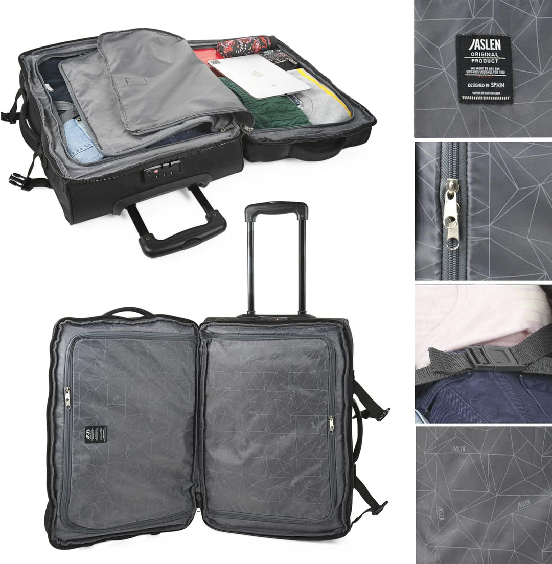 JASLEN - Koffer Klein Handgepäck - Handgepäck Koffer - Koffer Handgepäck 55x40x20 Leicht und Robust