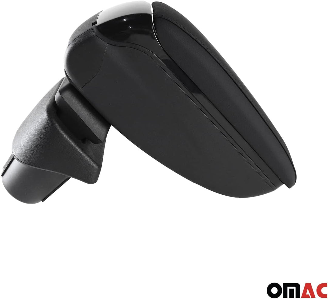 OMAC Armlehne Mittelarmlehne Mittelkonsole kompatibel mit VW Touran 2003-2010 PU-Leder Schwarz Toura
