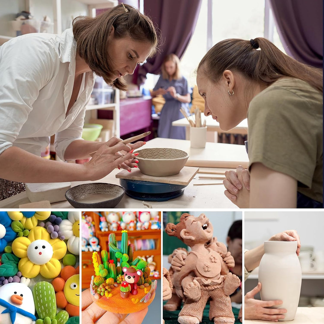 TOSUTO Modellierwerkzeug Set,66 Stück Modellier-Werkzeug Sculpting Werkzeug,Polymer Clay Werkzeuge P