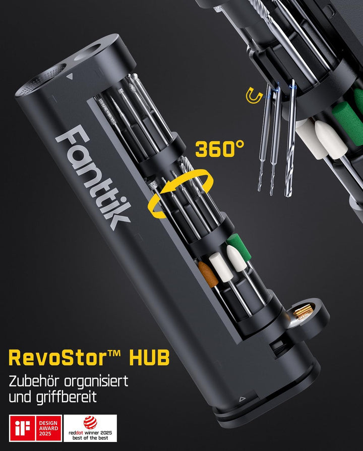 Fanttik F2 Master Mini Akku-Multifunktionswerkzeug, NeoPulse Motor, 5 Geschwindigkeiten, 25000 U/min