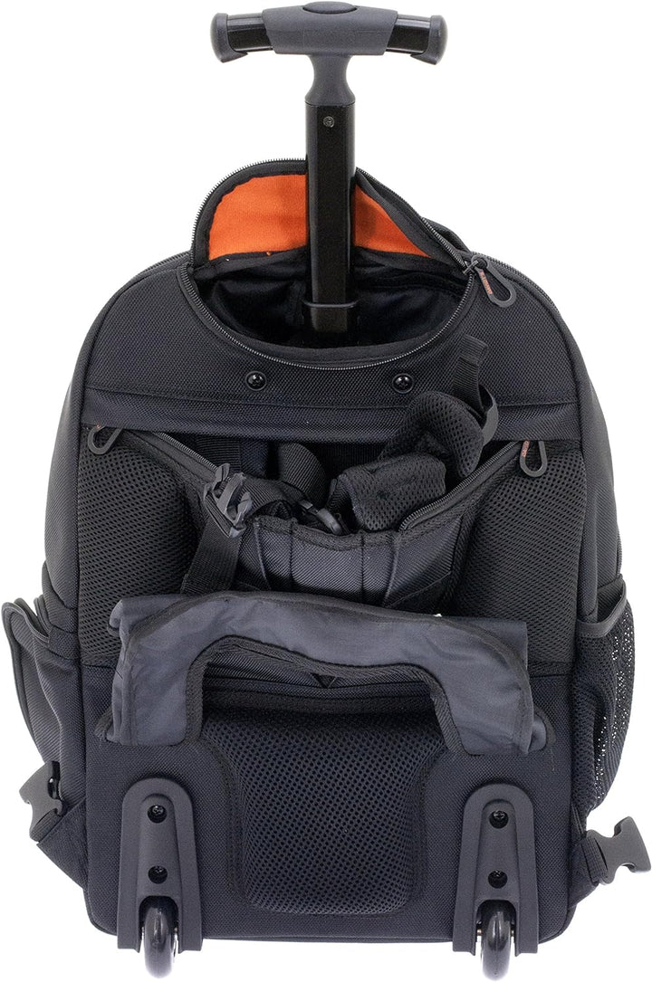 Bowatex Business Trolley Rucksack Akten Laptop Netbook Tablet 48 cm Schwarz