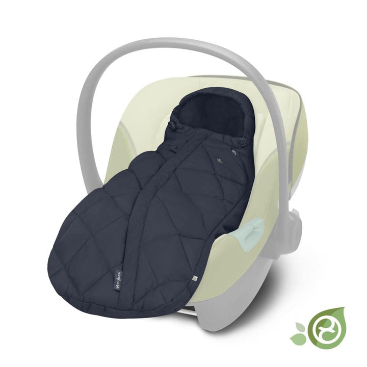 CYBEX Gold Fusssack Snøgga Mini 2, Für Babyschalen, Ab Geburt bis ca. 24 Monate, TOG 4, Ocean Blue (