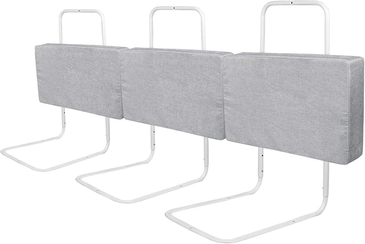 UISEBRT 3 Stück Bettgitter 60cm Rausfallschutz Bett, Bettschutzgitter für Kinder 5-Loch Höhenverstel